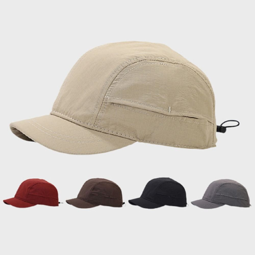 Golf Cap Dad - 男性と女性のための調節可能な野球帽,ヒップホップスタイルの野球帽,速乾性,短いつば,ゴルフお父さんの帽子,日焼け止め,綿のスナップバック
