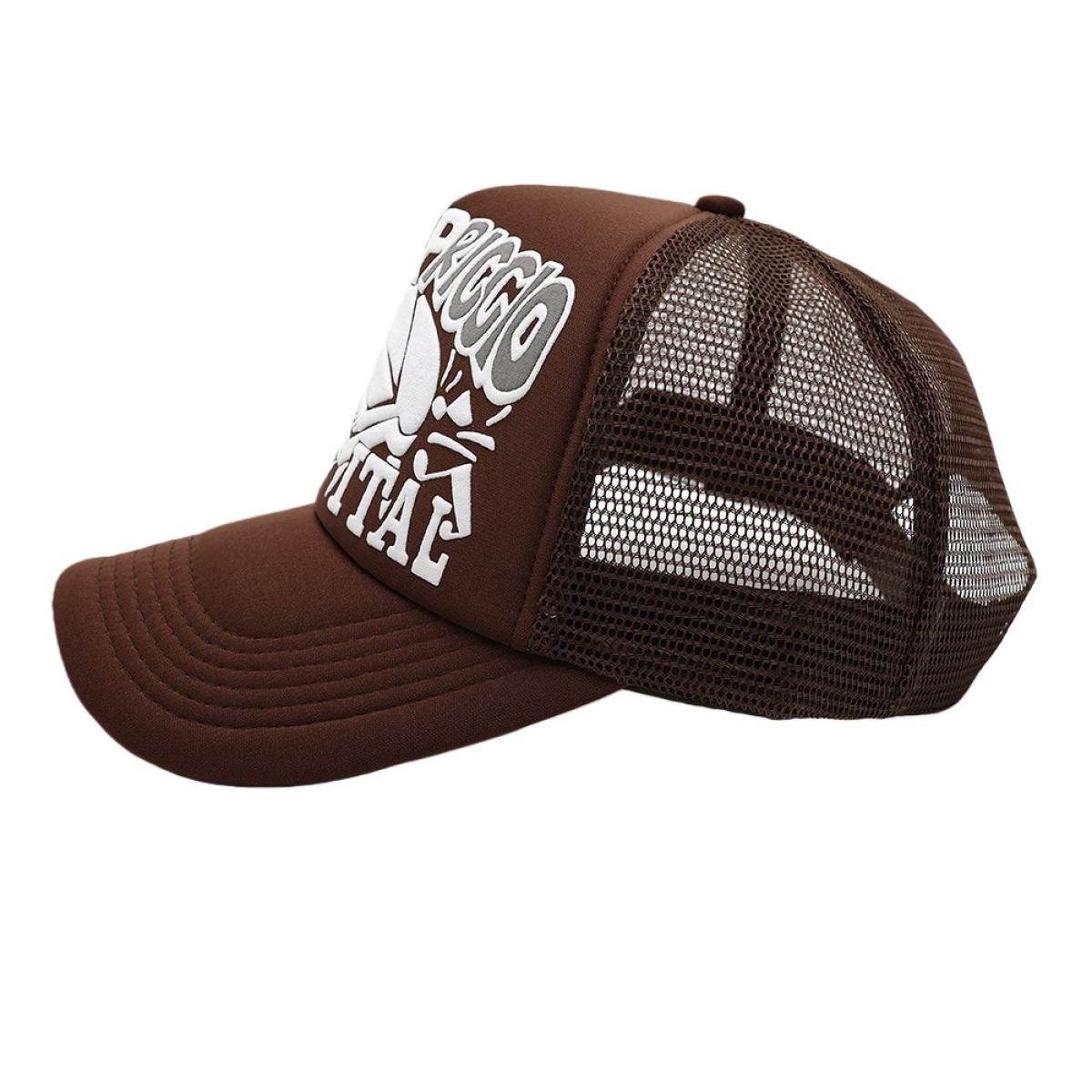 野球帽、通気性の良いメッシュ素材、カラーブロックデザイン、文 - Trucker Cap Mesh のレビューと価格